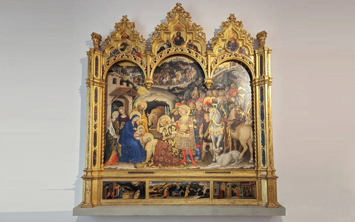 La adoración de los Reyes Magos - Galería Uffizi