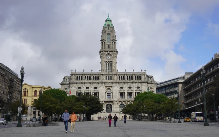 Vistas del Ayuntamiento de Oporto