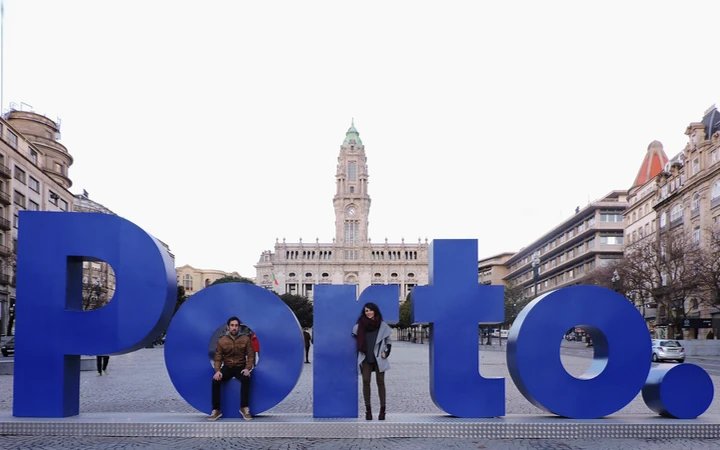 Centro de Oporto en nuestro primer viaje