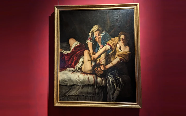 Judith decapitando a Holofernes - Galería Uffizi