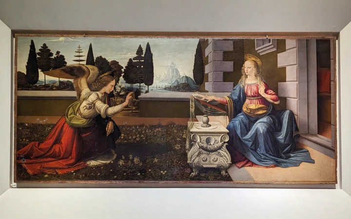 La Anunciación - Galería Uffizi