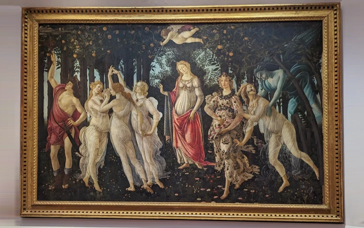 La primavera - Galería Uffizi