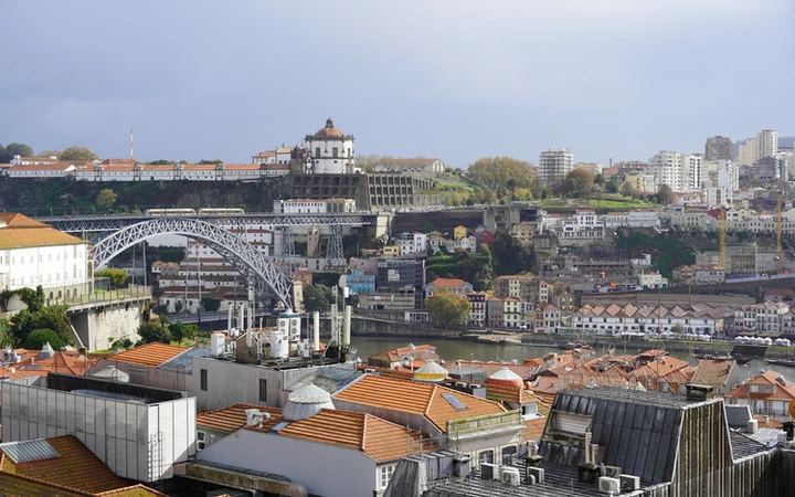 Vistas de Oporto desde el Mirador de la Victoria