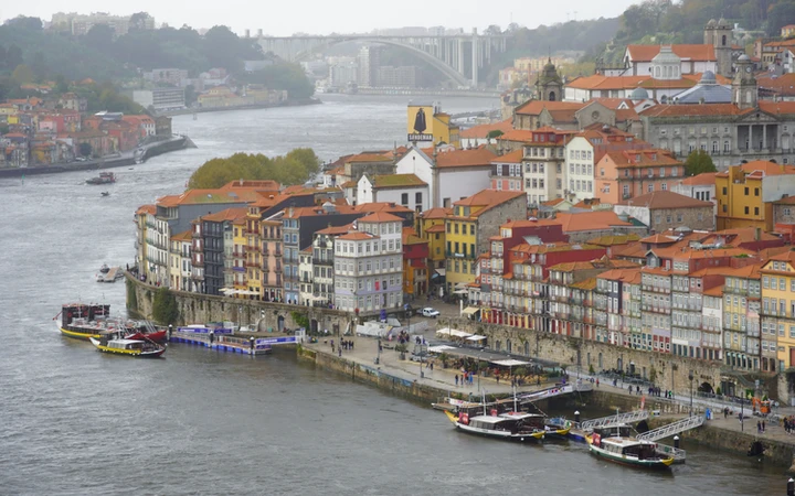 Zona de la Ribeira de Oporto