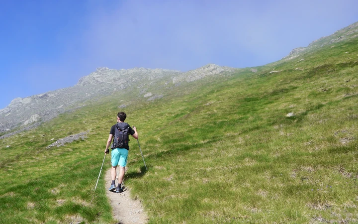 Parte final de la ascensión al Pico Bernatuara