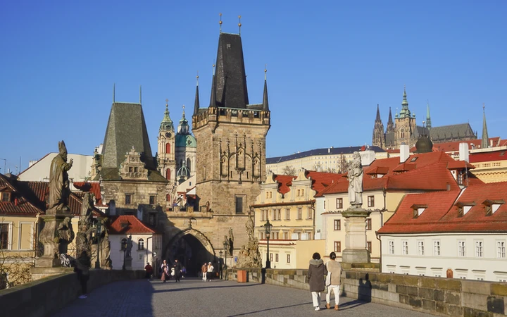 Barrio de Malá Strana en el centro de Praga