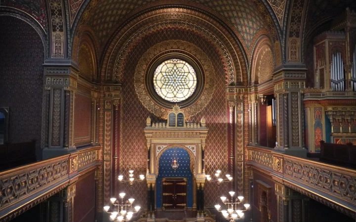 Interior de la Sinagoga Española