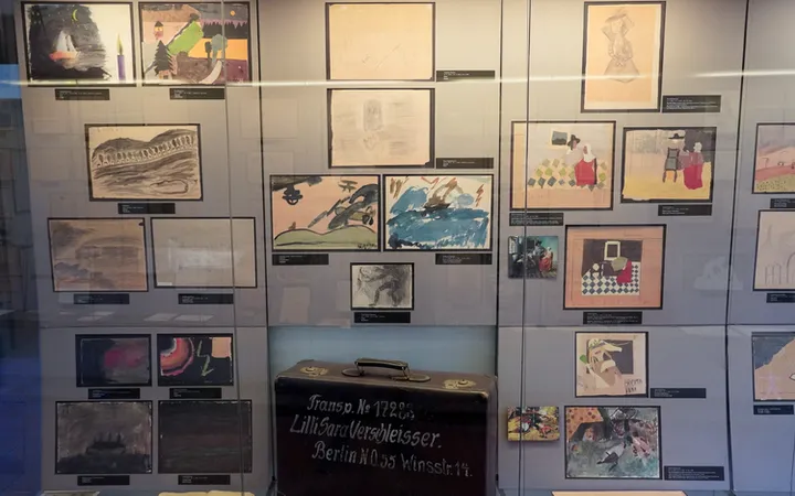Dibujos de niños del campo de concentración de Terezín
