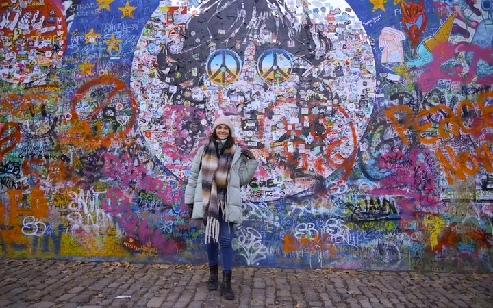 muro de John Lennon en Praga
