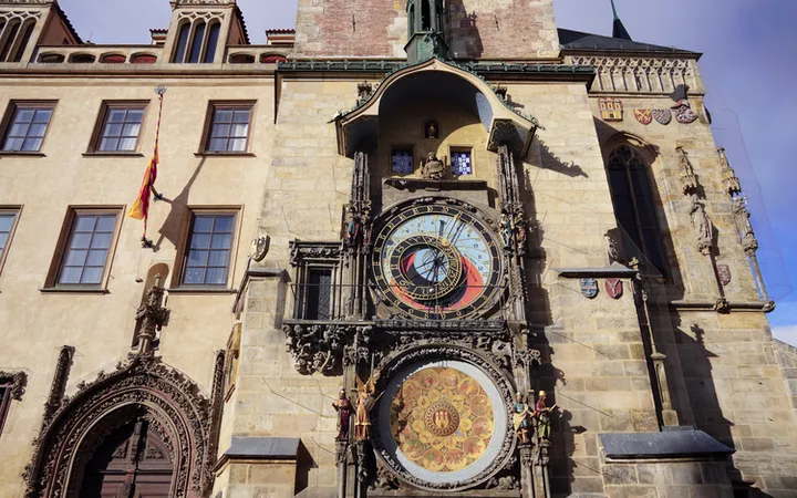 Reloj Astronomico de Praga en la Torre del Ayuntamiento