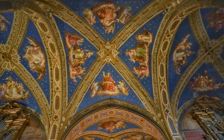 Pinturas del techo de la Iglesia de Santa Maria Sopra Minerva