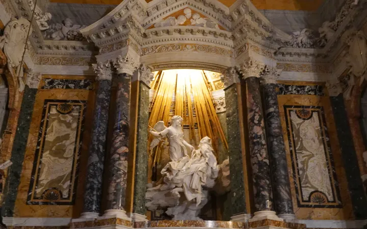 Escultura del Éxtasis de Santa Teresa de Bernini