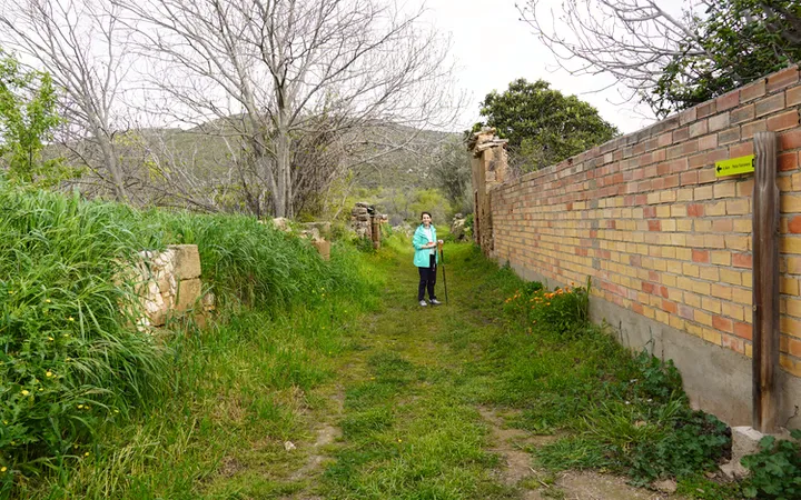 Inicio de la ruta en el pueblo de Morrano