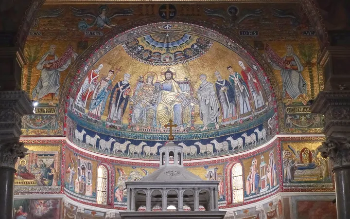 Mosaico de la Basílica de Santa María en Trastevere