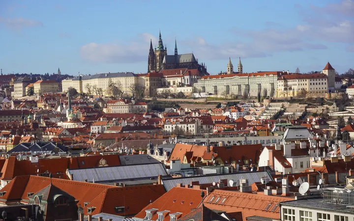 Vistas desde la Torre del Ayuntamiento de Praga