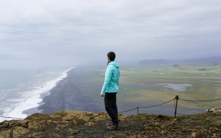 Vistas desde los acantilados de Dyrhólaey