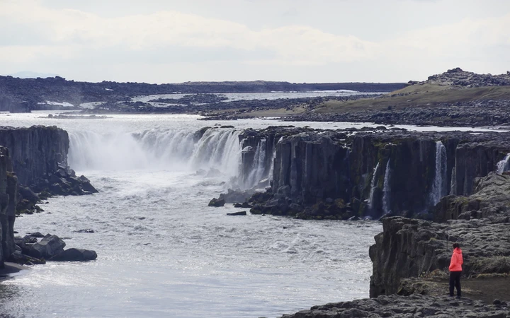 Vistas de la Cascada Selfoss