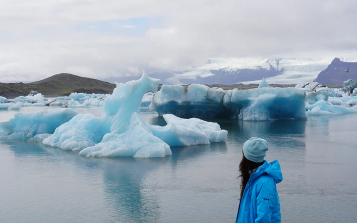 Icebergs de la laguna glaciar Jökulsarlon