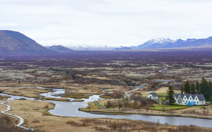 Vistas del Parque Nacional de Thingvellir