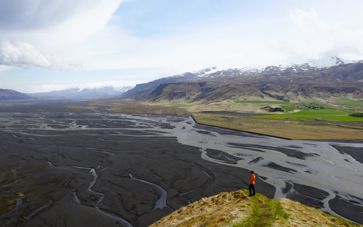 Vistas hacia las Tierras Altas desde Stóra Dímon