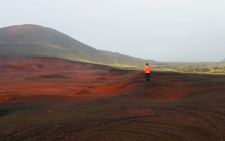 Volcán Raudhals en la península de Snæfellsnes