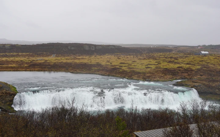 Cascada Faxi en el Círculo Dorado de Islandia
