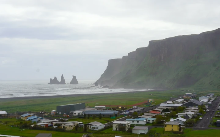 Vistas de Vík í Mirdal desde la iglesia