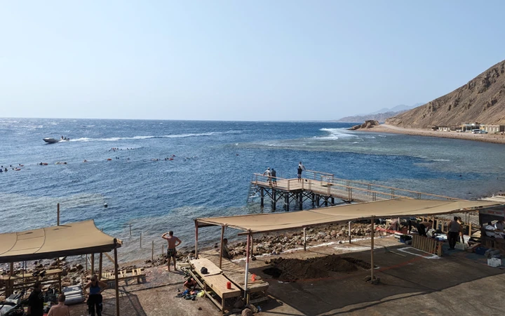 Blue Hole o Agujero Azul en Dahab