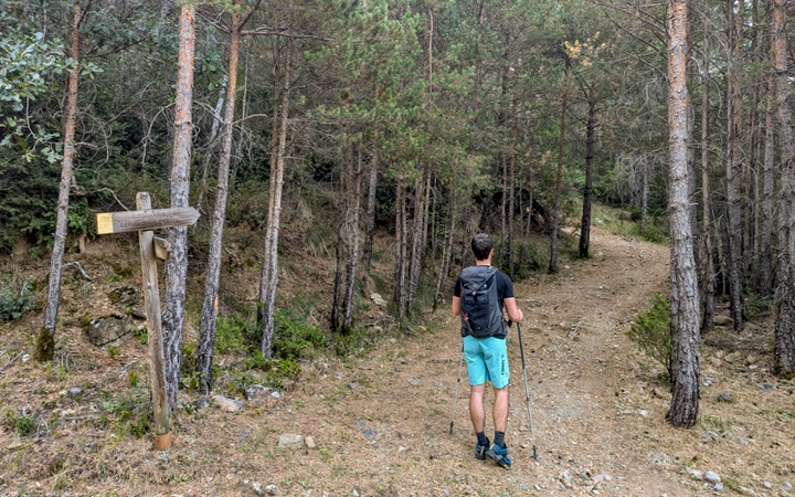 Uno de los desvíos en el camino hacia el Dolmen de Letranz