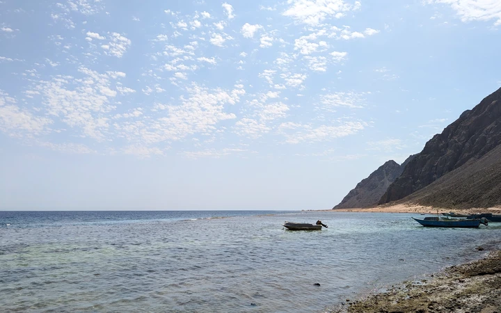 Zona de las 3 piscinas en Dahab