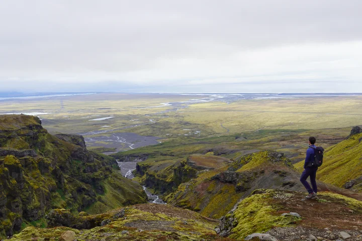 Vistas de uno de los cañones de Islandia