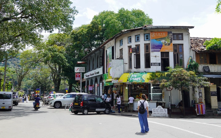 Calles del centro de Kandy