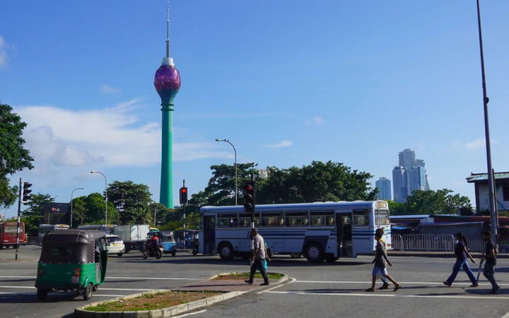 Centro de la ciudad de Colombo en Sri Lanka