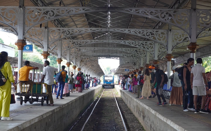 Estación de ferrocarriles de la ciudad de Kandy
