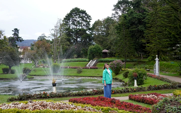 Parque Victoria en la ciudad de Nuwara Eliya