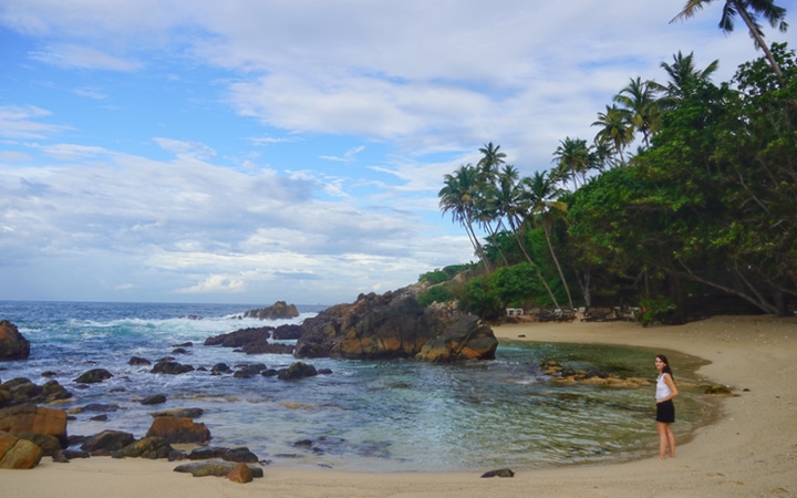 Playa Secret Beach en Mirissa