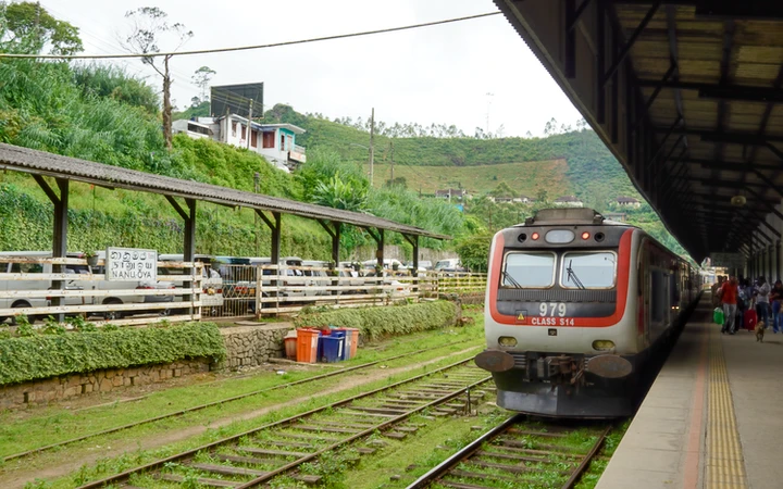 Estación de Nanu Oya, la más cercana a Nuwara Eliya