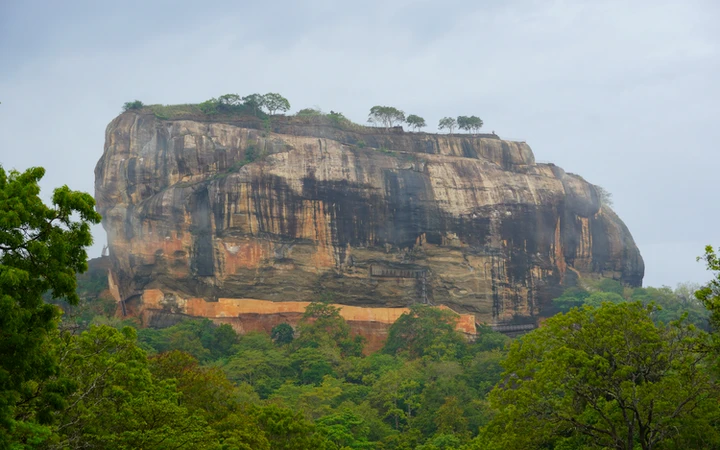 Vistas de Sigiriya Lion Rock en Sri Lanka