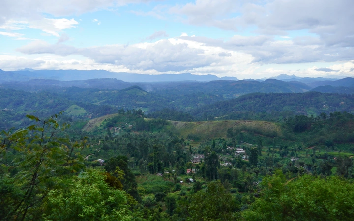 Vistas de las Tierras Altas antes de llegar a Haputale