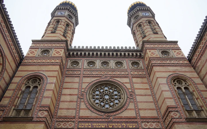Fachada de la Gran Sinagoga de Budapest