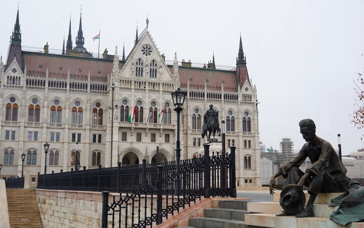Fachada del Parlamento de Budapest