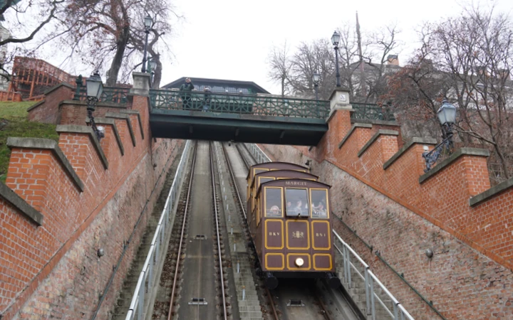 Funicular del Castillo de Buda en Budapest