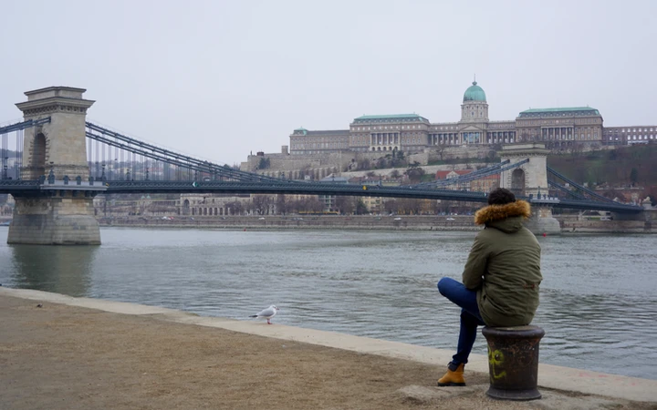 Puente de las Cadenas que une Buda y Pest
