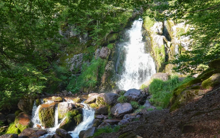 Vistas de la cascada de Espélunguère