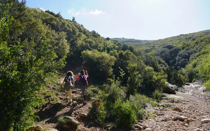 Cruce del barranco de San Martín de la Val d'Onsera