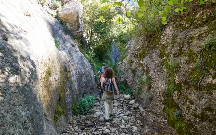 Camino hacia la Fuente Puerta del Cierzo