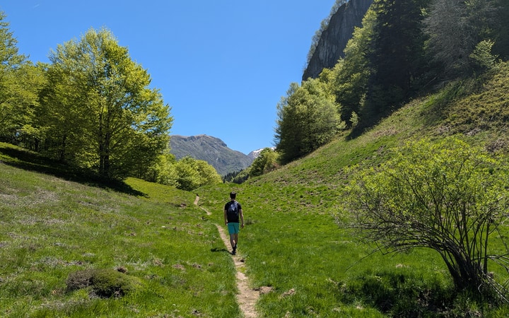 Llegando al Col de Maspétres