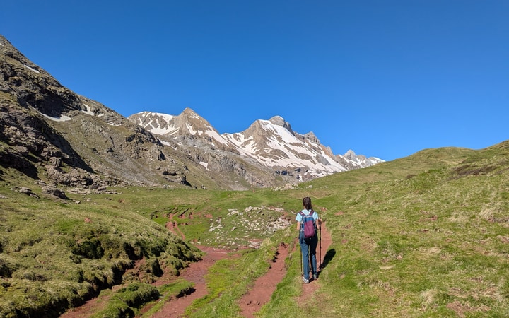 Parte final de la subida al ibón de Estanés