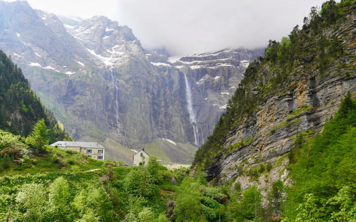 Vistas hacia el Hôtel du Cirque et de la Cascade