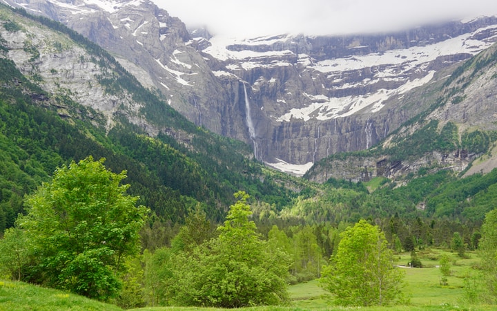 Vistas del Circo de Gavarnie por el camino alternativo